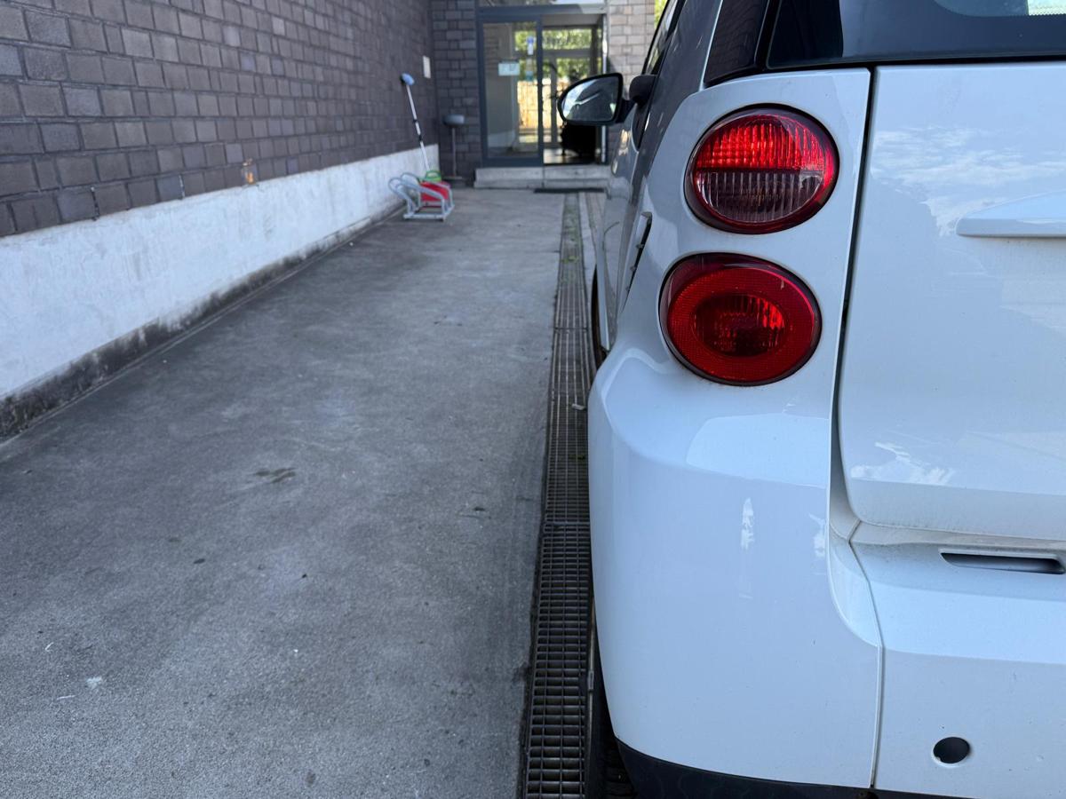 Smart Fortwo 451 Coupe original Kotflügel Seitenteil hinten links weiß BJ07